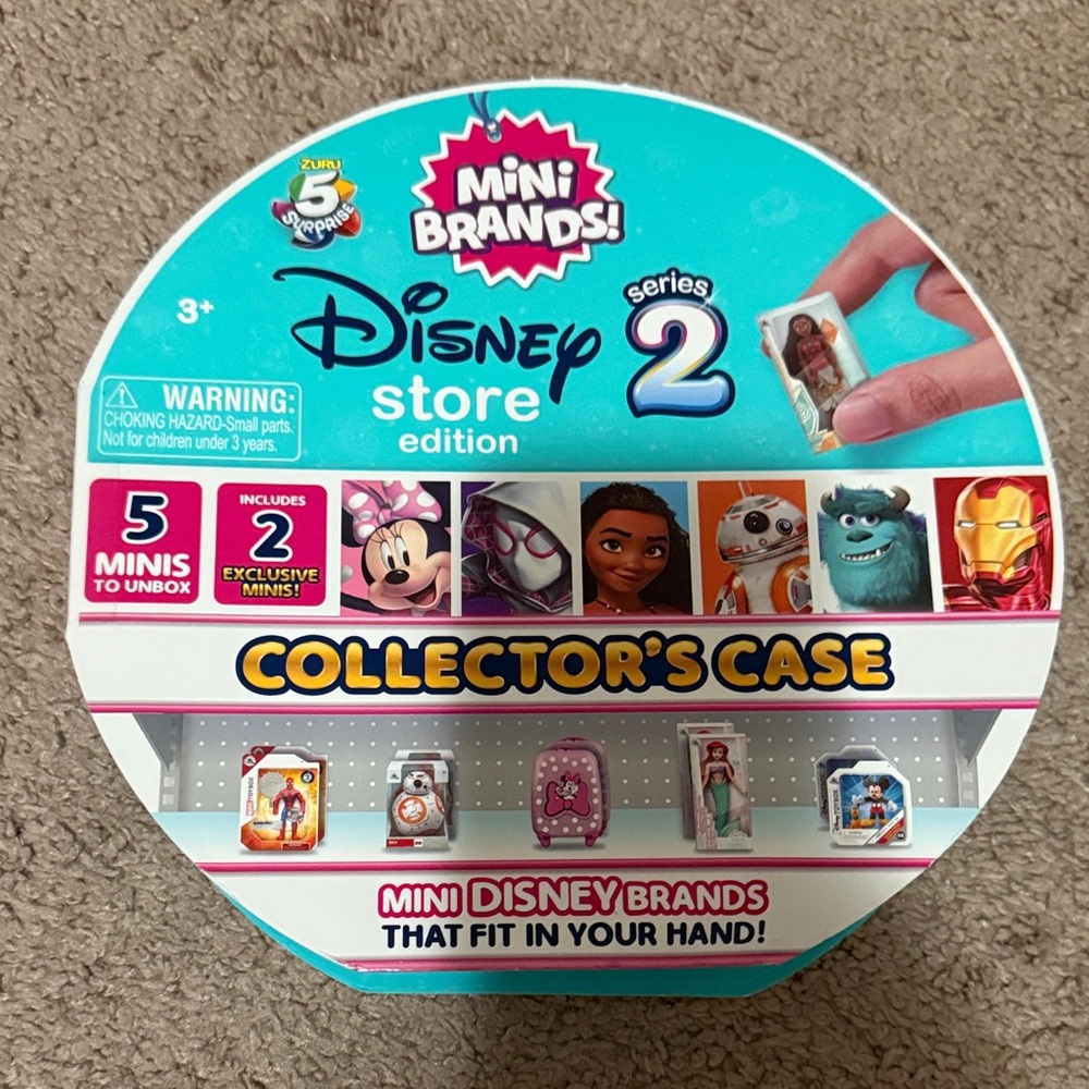 Disney Mini Brands Collector's Case 💚❤️💜